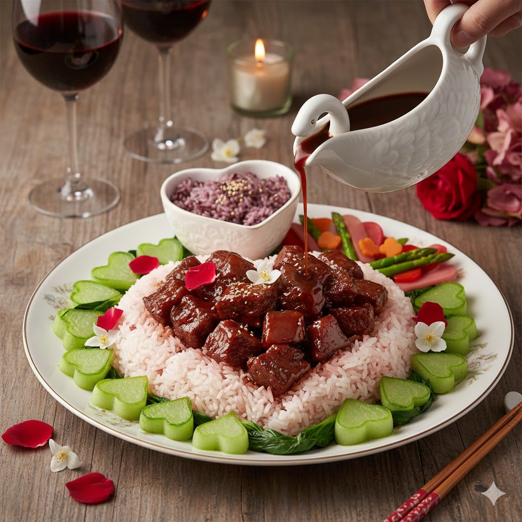 Chinese Red Braised Pork (Valentine Month Edition)